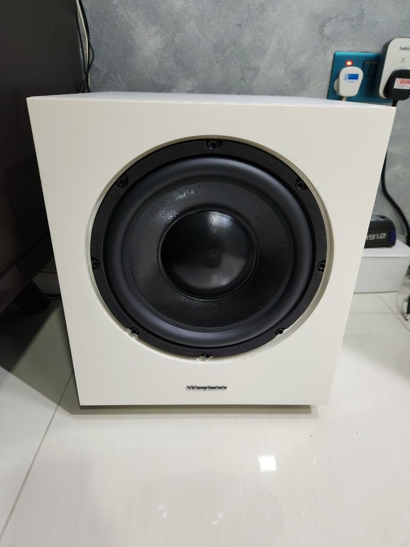 Wharfedale WH-D10 subwoofer (white), Audio, Soundbars, Speakers ...