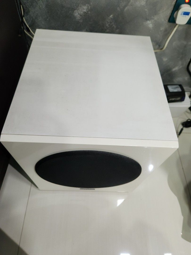 Wharfedale WH-D10 subwoofer (white), Audio, Soundbars, Speakers ...