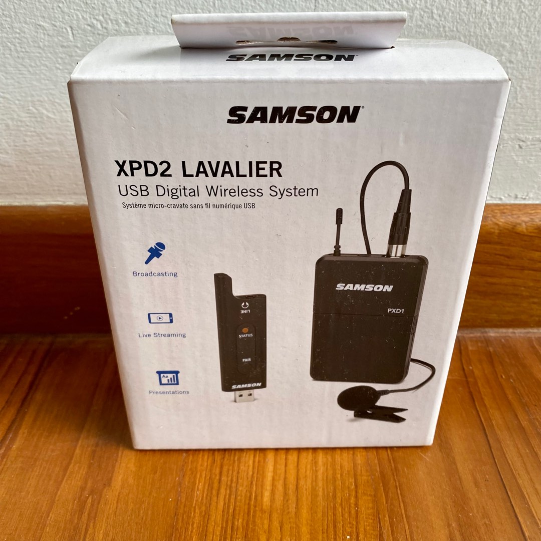 XPD2 Lavalier Samson Wireless Microphone, Audio, Voice Recorders on