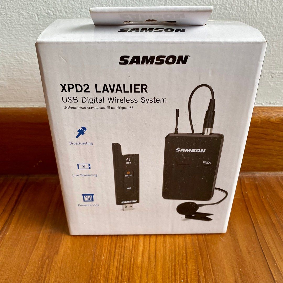 XPD2 Lavalier Samson Wireless Microphone, Audio, Voice Recorders on