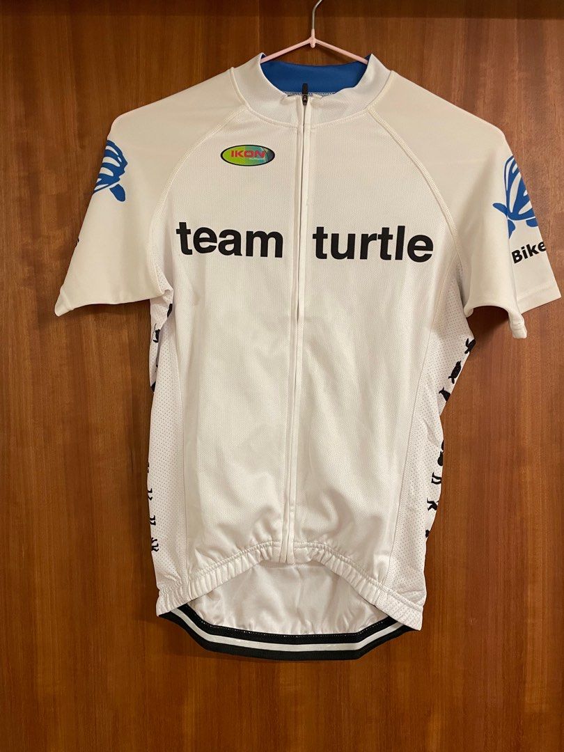 XS Cute Cycling Jersey Team Turtle Men s Fashion Activewear on