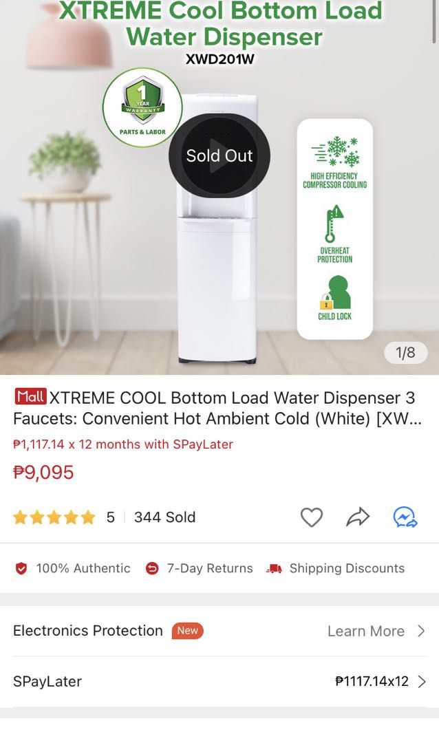 Xtreme Water Dispenser Bottomload, TV & Home Appliances, Kitchen