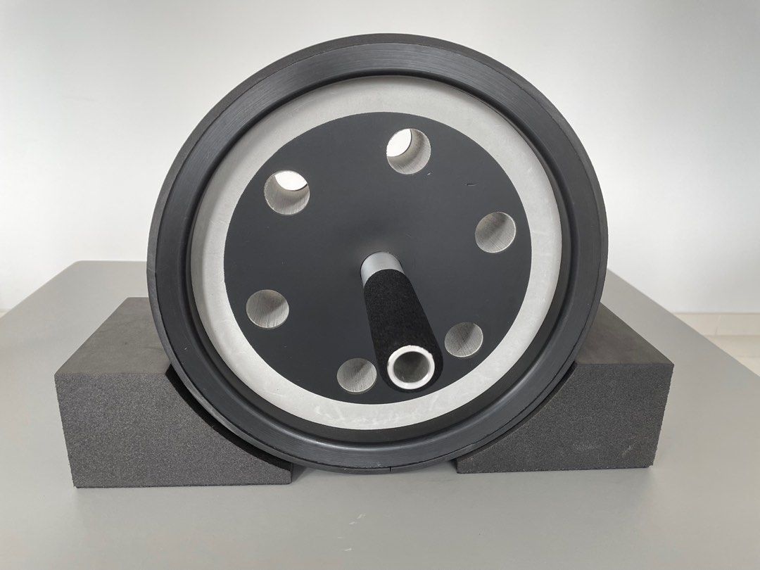 Yoga wheel store with handles