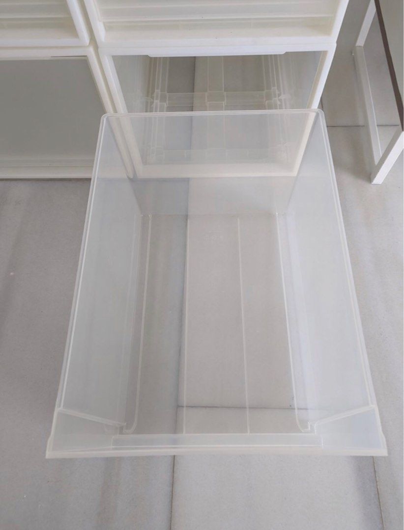 15 Muji stackable storage boxes, Furniture & Home Living, Furniture