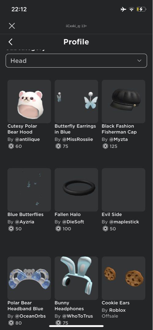 2017 OG ACCOUNT WITH 80 ROBUX IN ITEMS!!!