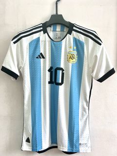 Adidas Men's Argentina Home Messi Jersey 22 White/Blue / XL
