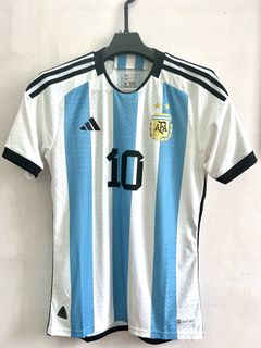 MESSI #10 Argentina Jersey 2022 Authentic Home World Cup -THREE