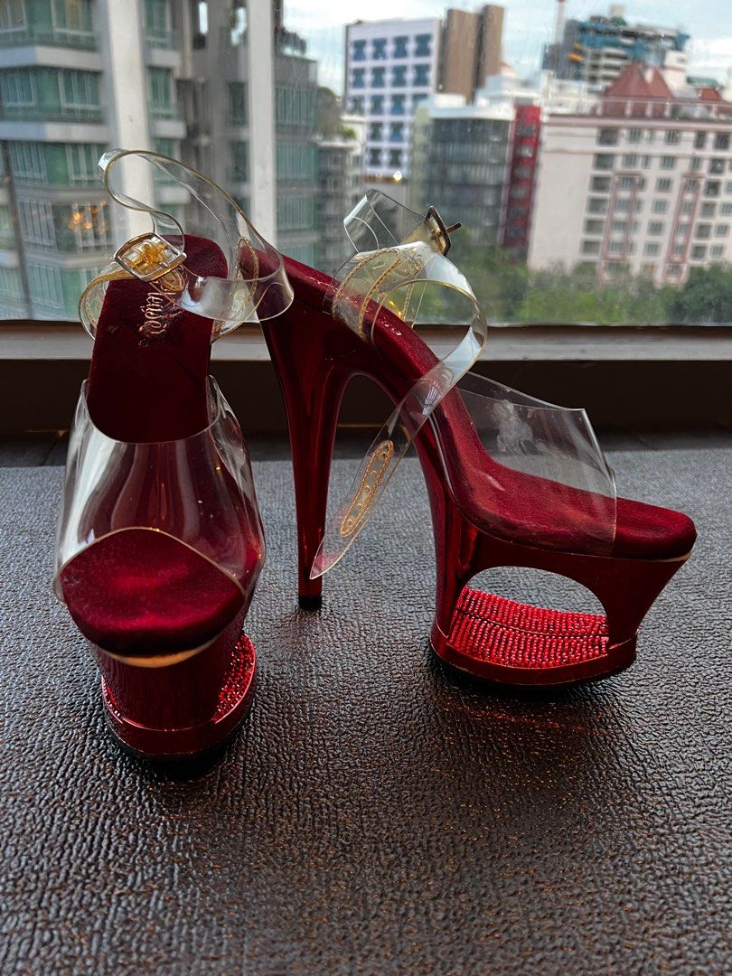 Red bottom best sale pleasers