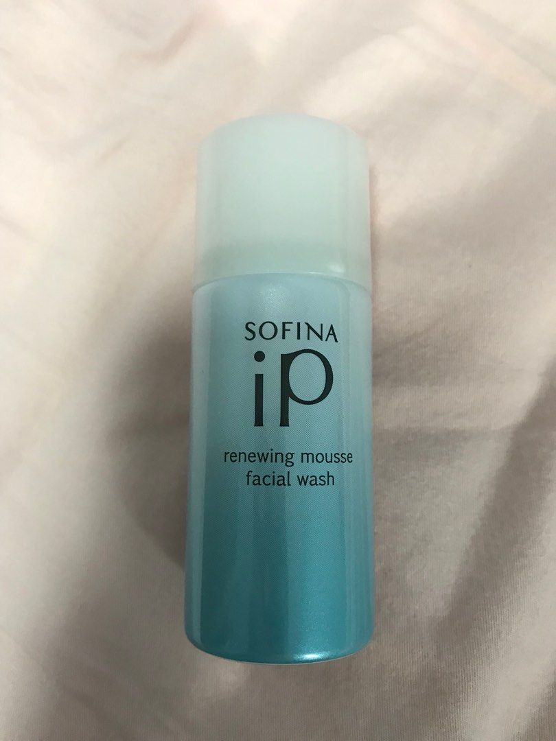 全新Sofina iP renewing mousse facial wash 瞬亮碳酸洗顏慕絲30g