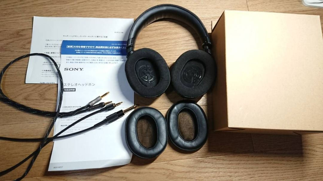 二手SONY MDR-M1ST 監聽耳機+ 平衡線Bispa Rei Rei BSP-M1ST-SDTRM5 + 