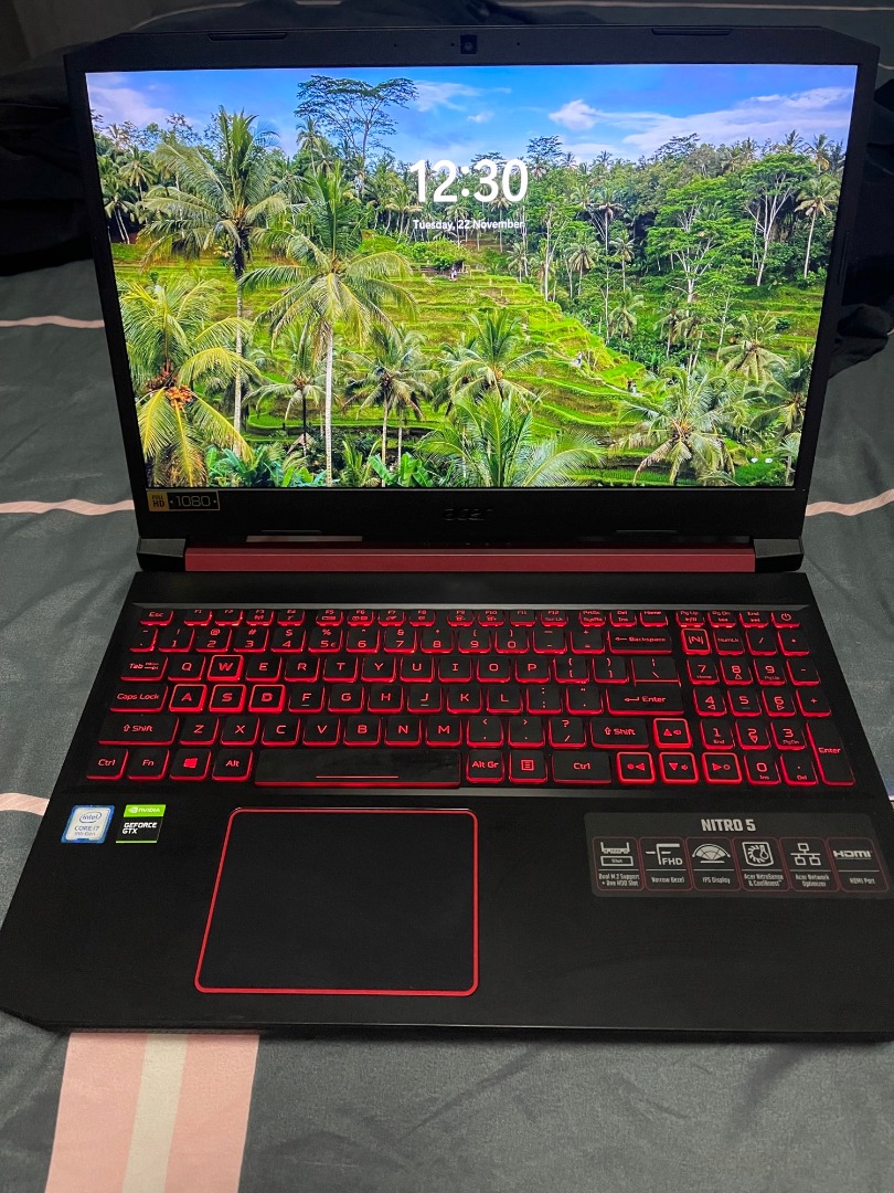 Acer nitro 5 online i7 9750h gtx 1050