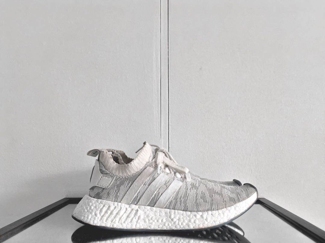 Adidas nmd r2 running white sales