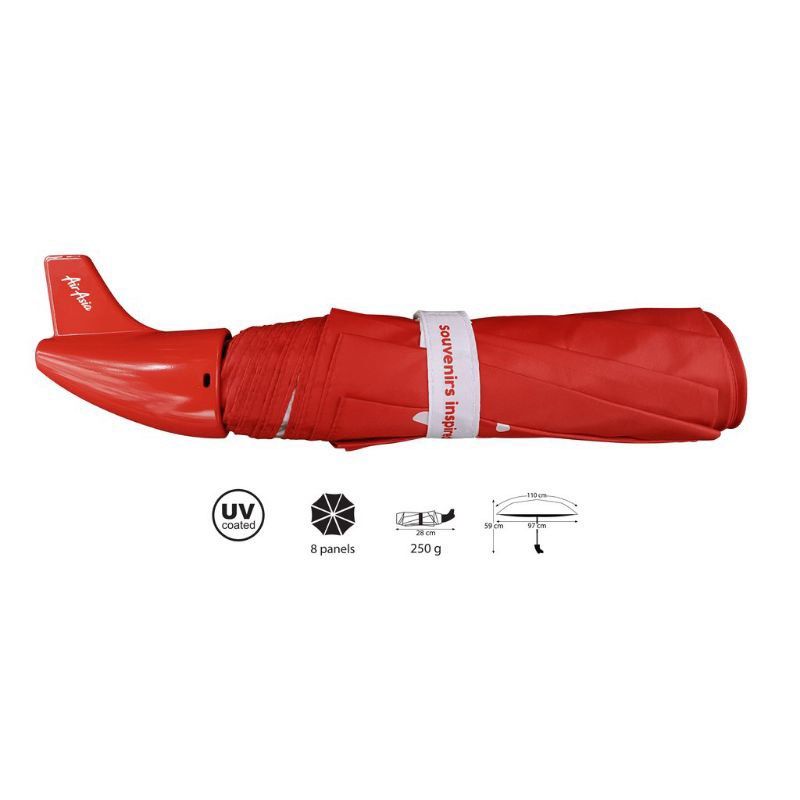 AirAsia Foldable Umbrella, Hobbies & Toys, Travel, Umbrellas on Carousell