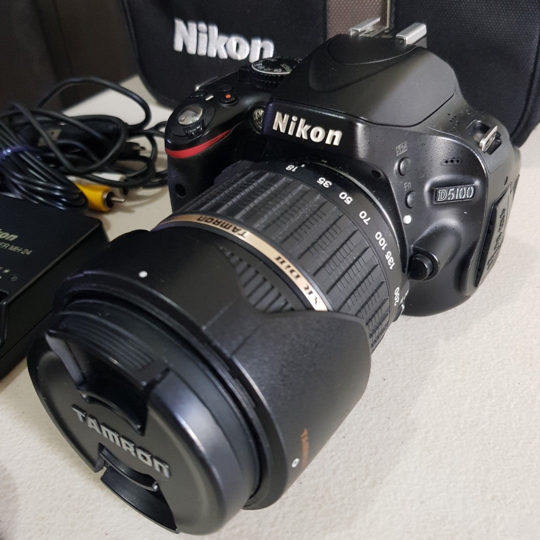 All ORIGINAL - DSLR Camera Nikon D5100 with Tamron 18-200mm lens