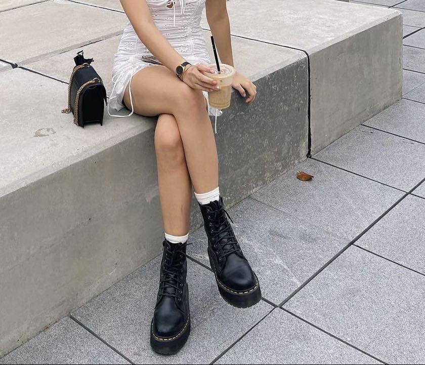 AUTHENTIC Black Jadon Boots 38 dr martens, Women's Fashion, Footwear, Boots  on Carousell