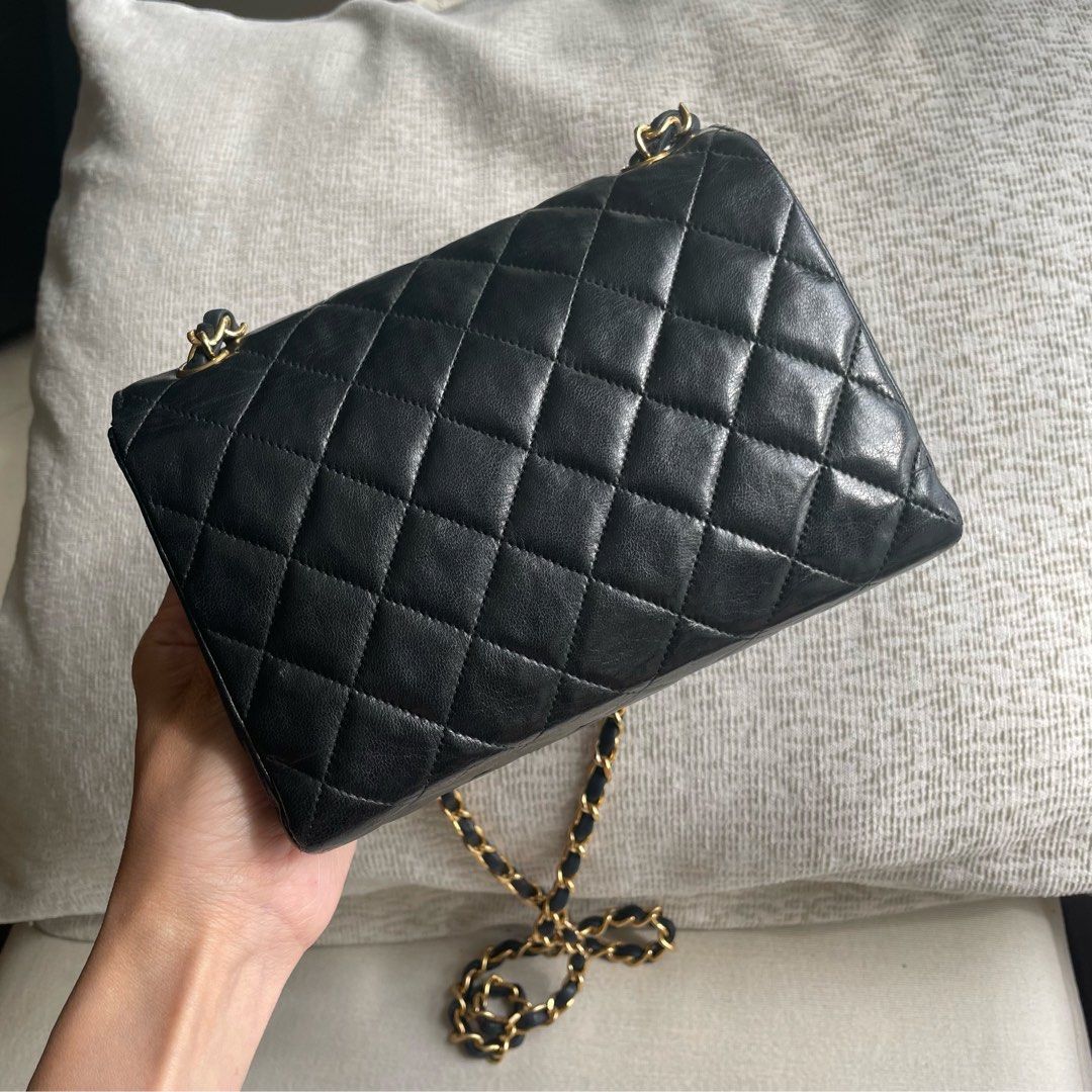 AUTHENTIC CHA NEL Big CC Mini 8 Envelope Flap Bag 24k Gold Hardware FIXED PRICE Luxury Bags Wallets on Carousell