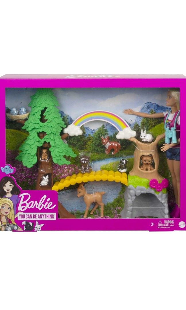 Barbie Wilderness Guide and Animals Set Hobbies Toys Toys Games on Carousell