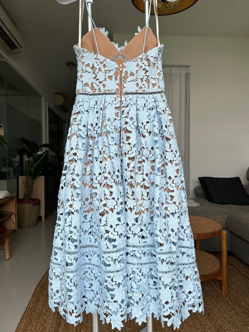 Self portrait azaelea deals dress sky blue