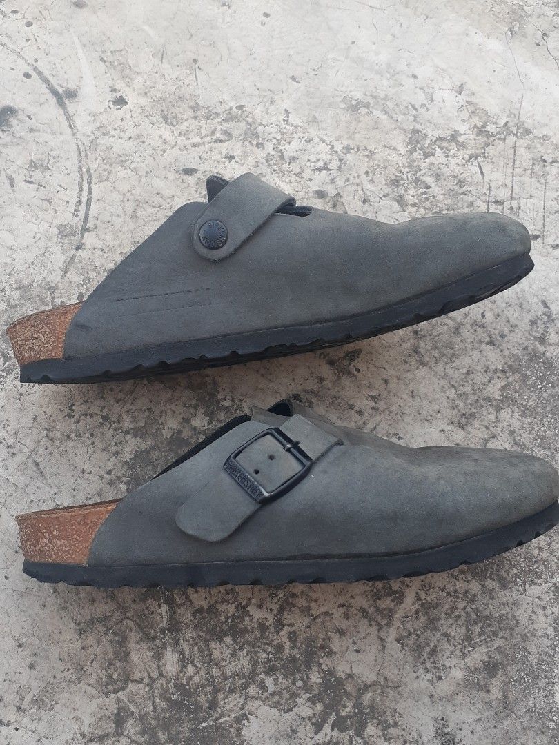 light grey birkenstocks