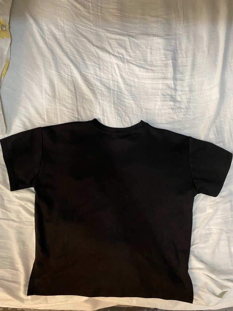 Black Shirt with Embroidered Rose (Category: Shirts) located in Mandaluyong City. Submitted by aurisx (Listing ID 1200828485, Image 2). Description: - Small to Medium Size - Bought from a Mall.