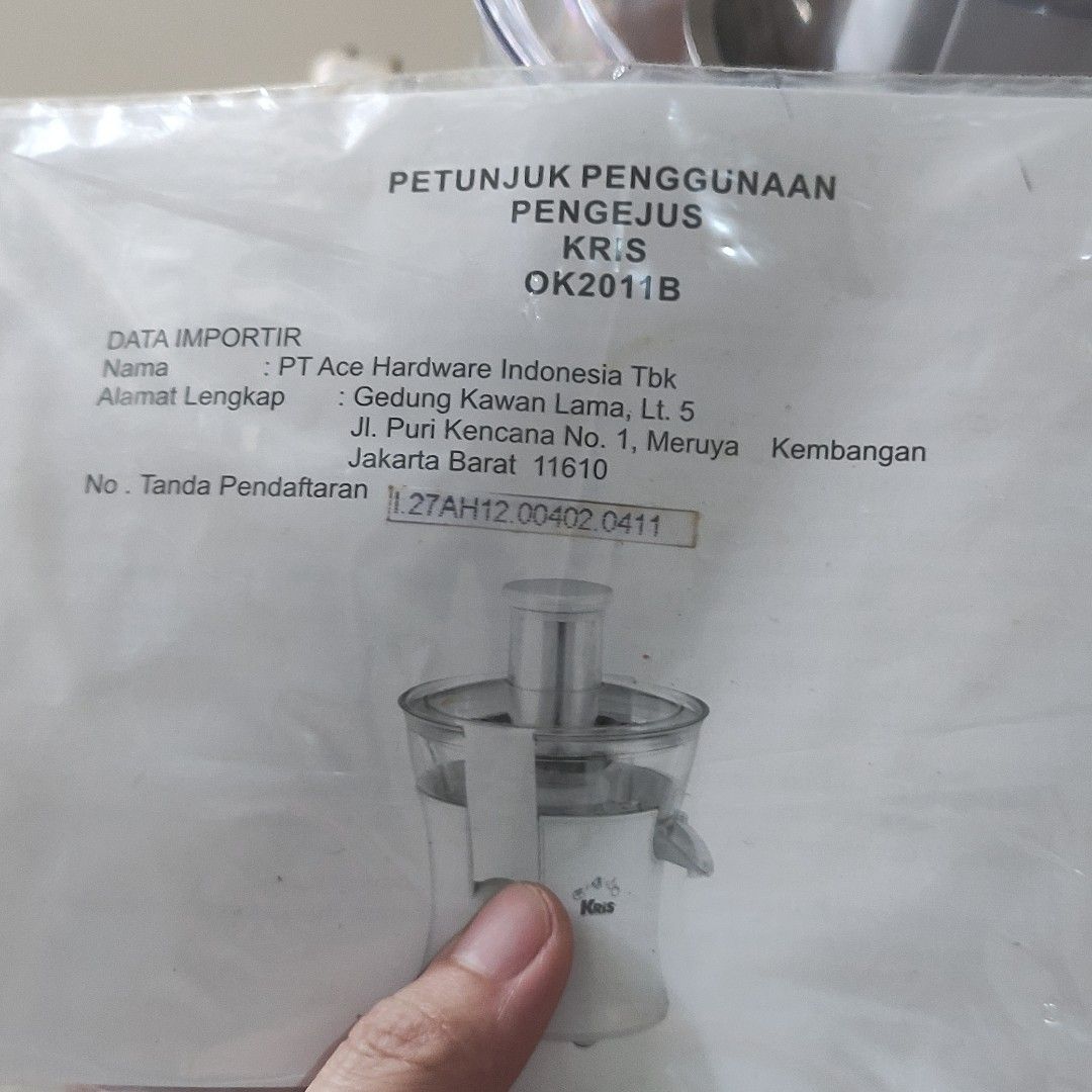 Blender juicer krisbow, Kitchen & Appliances di Carousell