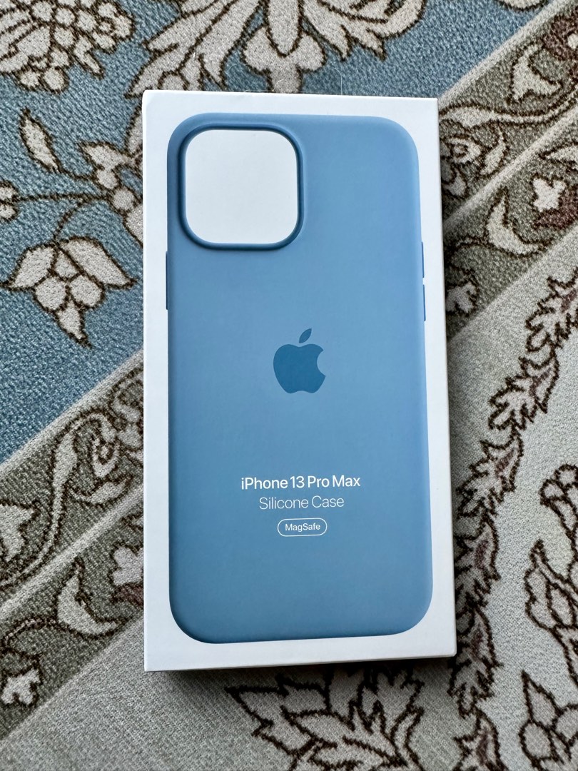 Funda iPhone 13 PRO MAX Apple Silicona FOG Blue MagSafe