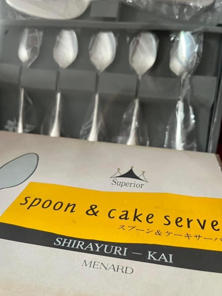 BNEW MENARD Shirayuri-Kai Spoon & Cake Server (Category: Dinnerware & Cutlery) located in Valenzuela. Submitted by carzia (Listing ID 1200791857, Image 3). Description: .