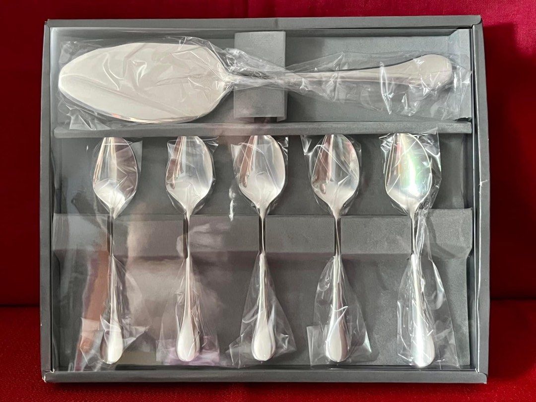 BNEW MENARD Shirayuri-Kai Spoon & Cake Server (Category: Dinnerware & Cutlery) located in Valenzuela. Submitted by carzia (Listing ID 1200791857, Image 1). Description: .