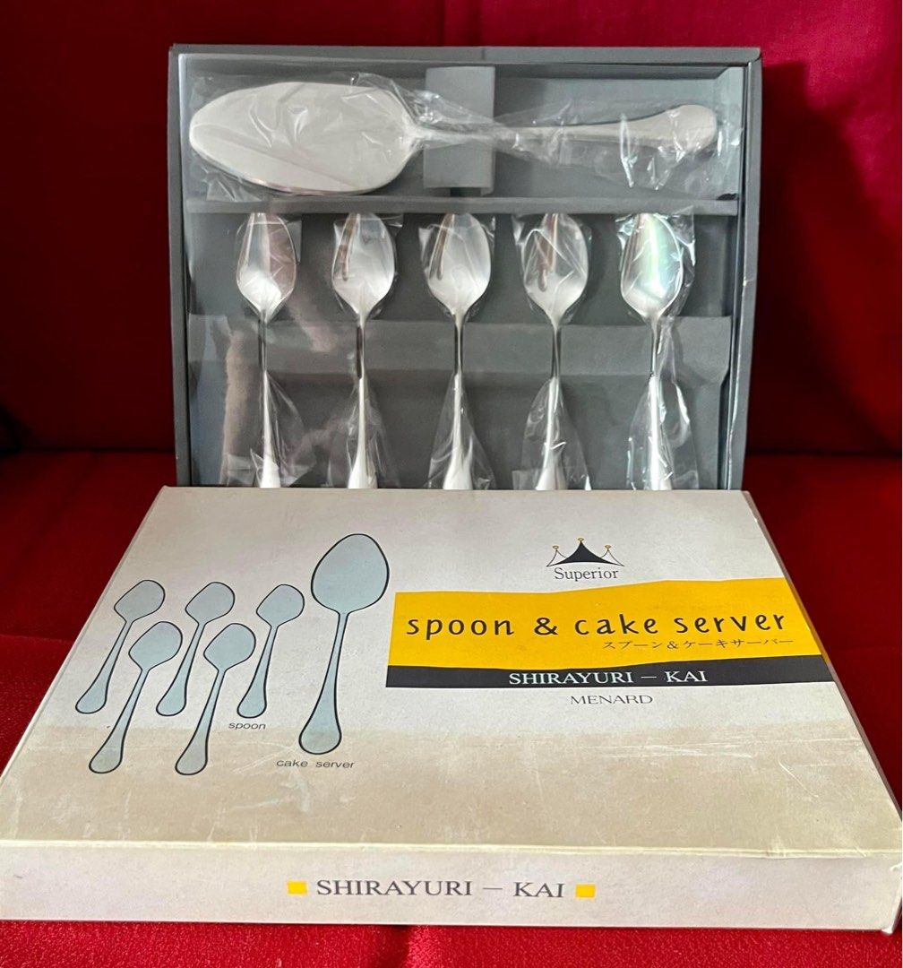 BNEW MENARD Shirayuri-Kai Spoon & Cake Server (Category: Dinnerware & Cutlery) located in Valenzuela. Submitted by carzia (Listing ID 1200791857, Image 2). Description: .