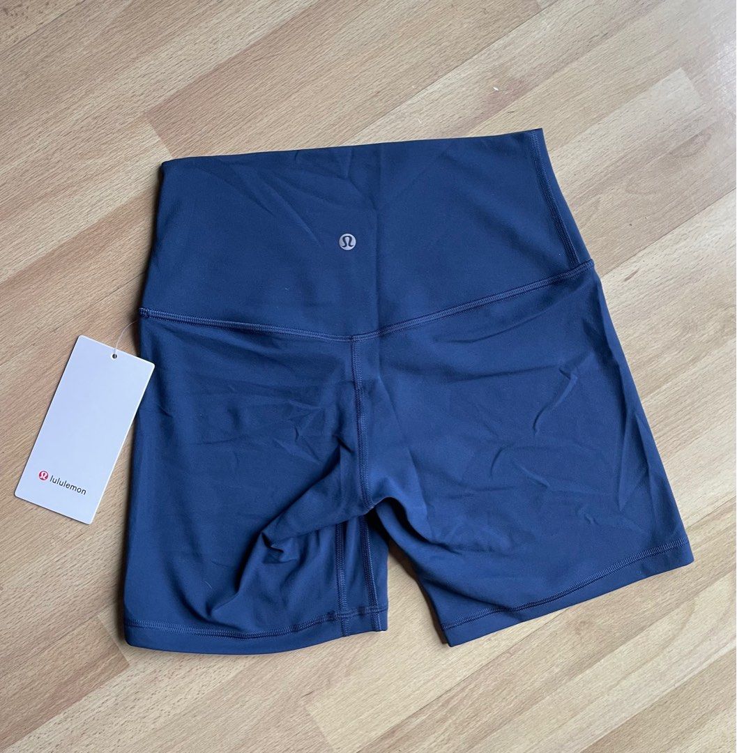 BNWT Lululemon Align HR Short 6” in Mineral Blue (Size 6), Women's Fashion,  Activewear on Carousell