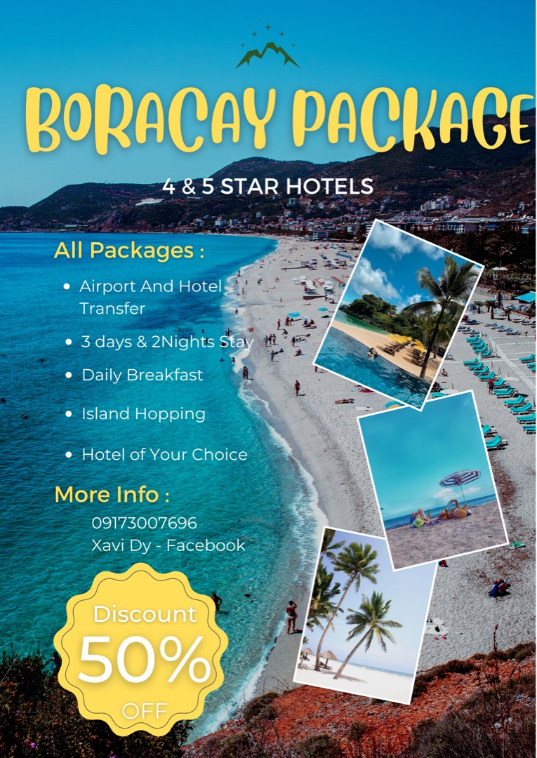 BORACAY PACKAGES ALL IN, Hobbies & Toys, Books & Magazines, Travel