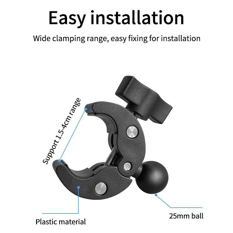 2End Bracket Clamp mounts for Bike, Handlebar mount for Insta360