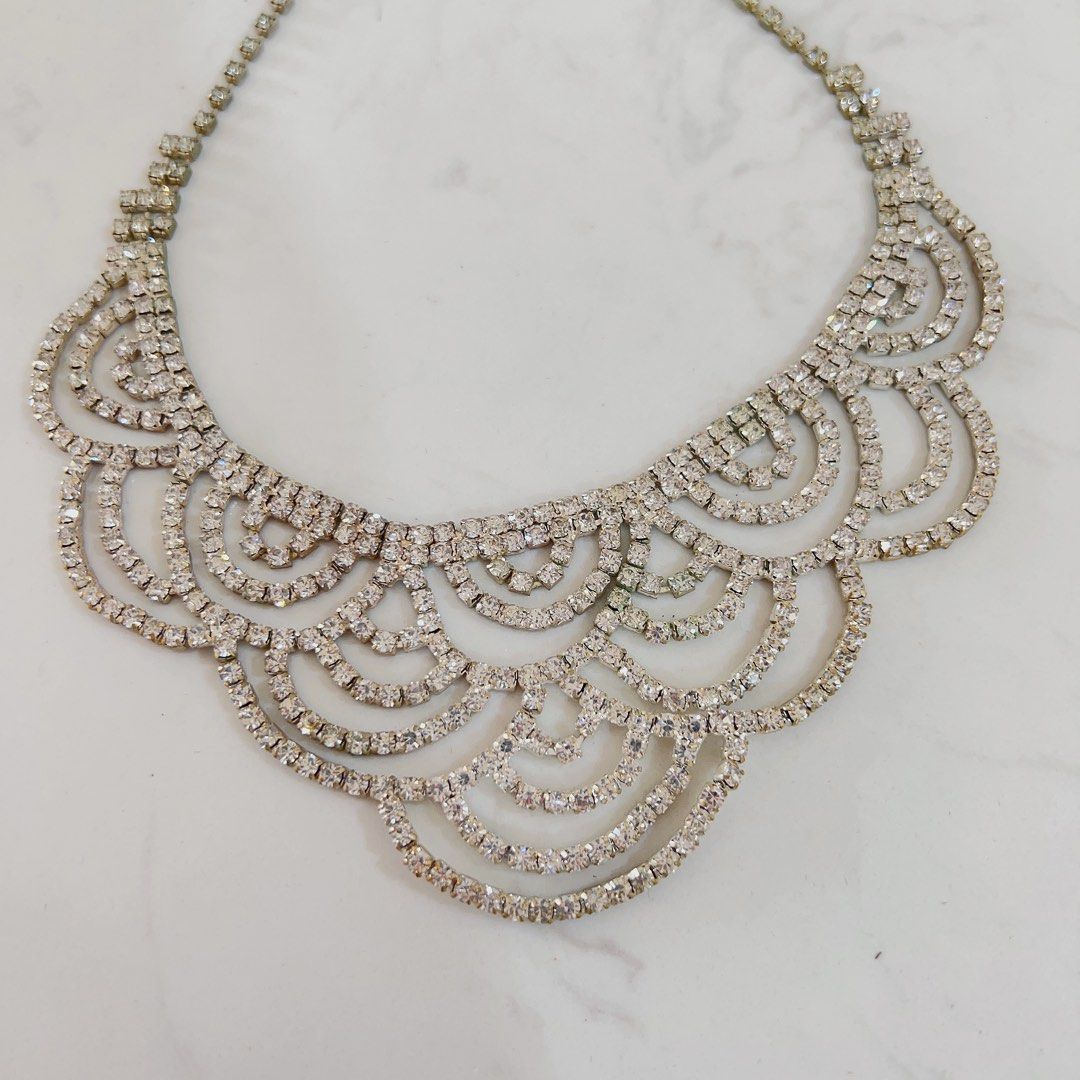 Rhinestone necklaces sales for weddings