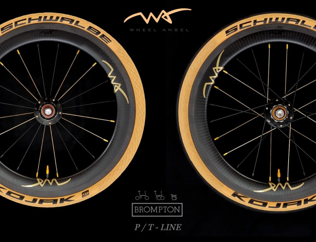 Brompton T Line CARBON WHEELS Ext Spd Phil Woods & Onyx, Sports