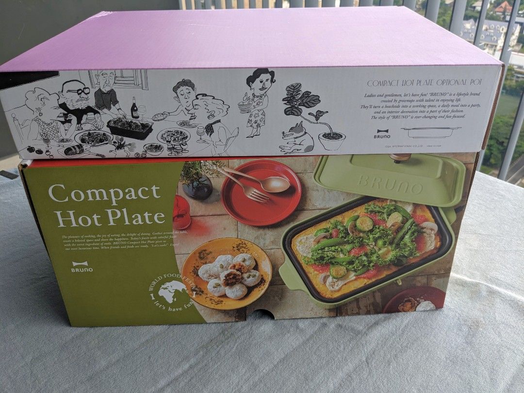 Bruno Japanese Hot Plate w/ Ceramic Pot, TV & Home Appliances, Kitchen