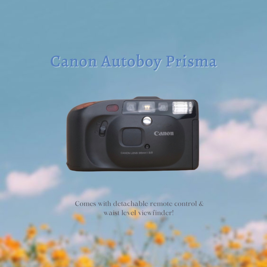 Canon Autoboy Prisma Film Camera *with waist level viewfinder and