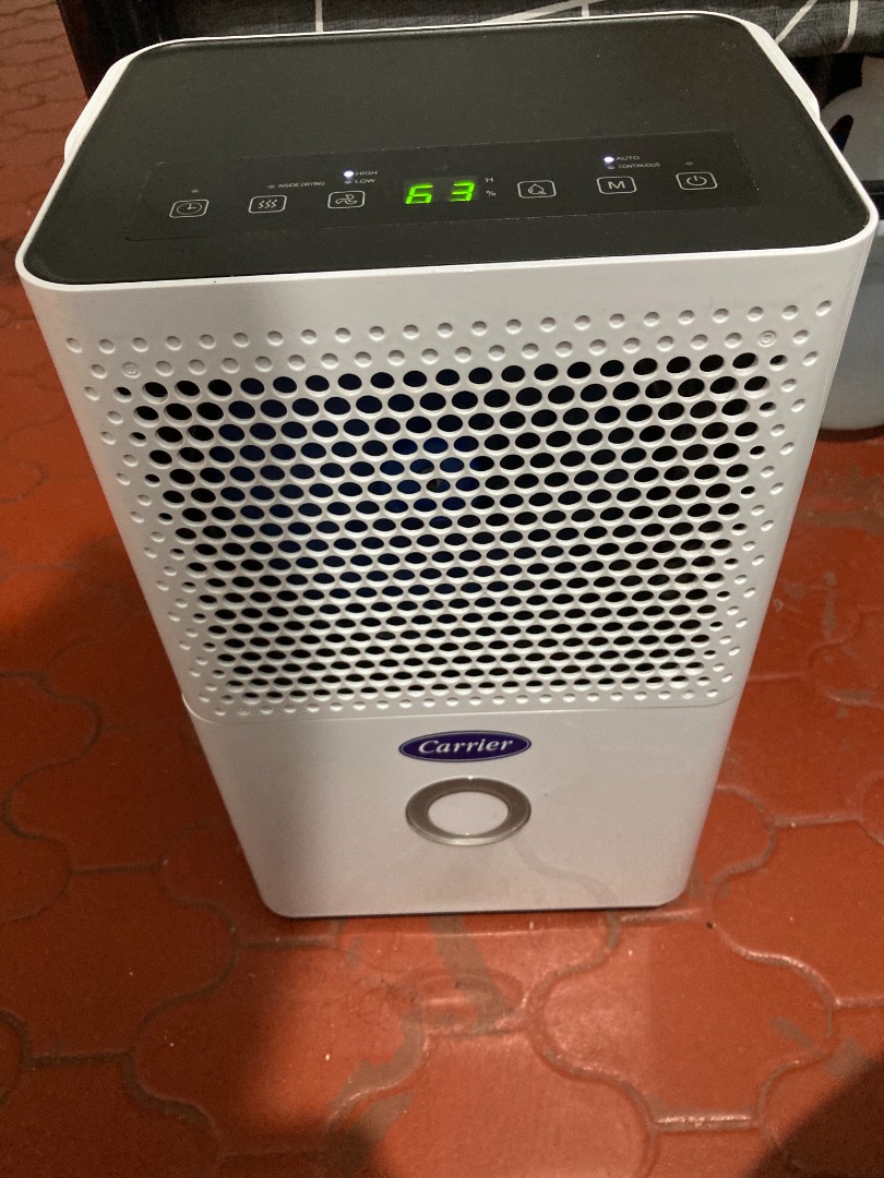 Turbo Speed Dehumidifier Carrier 12 Liters NEED TO SELL BY FRIDAY