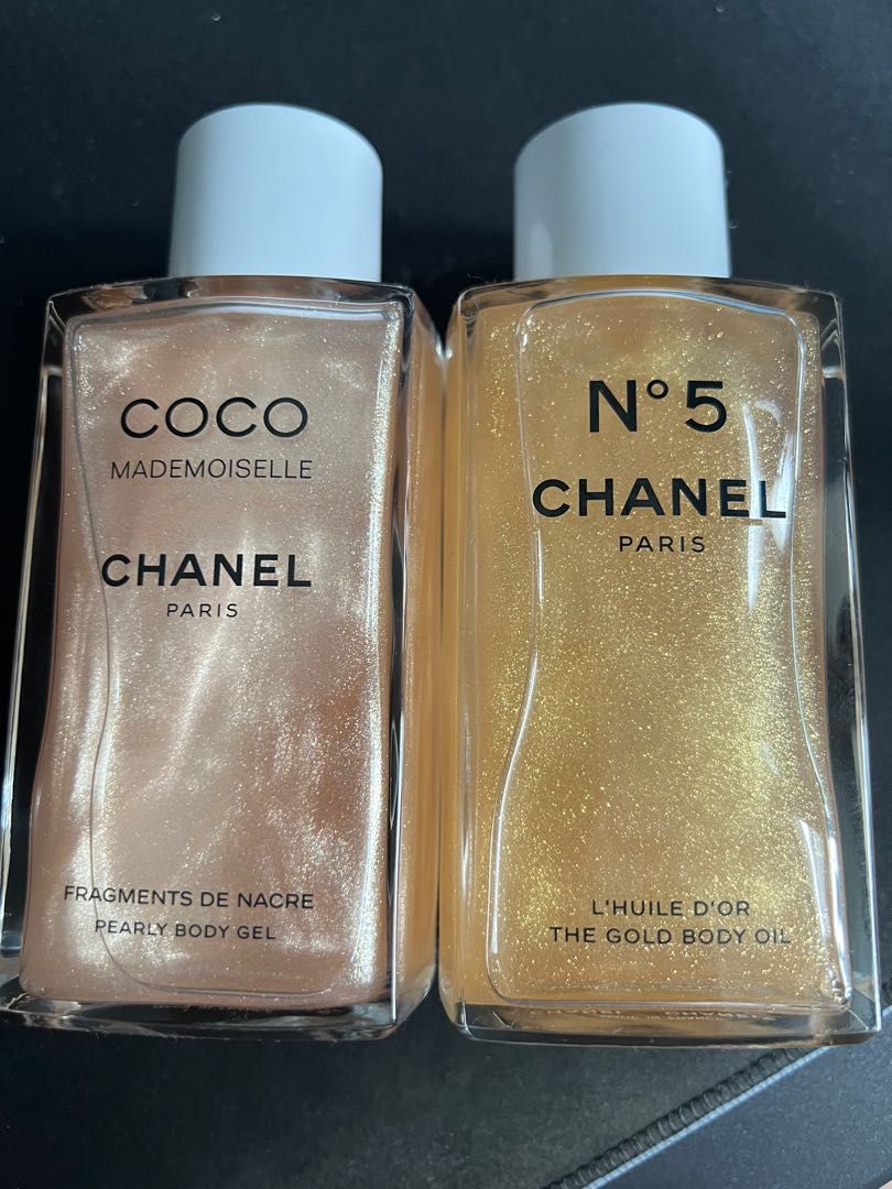 Chanel body gel and body oil, Beauty & Personal Care, Fragrance