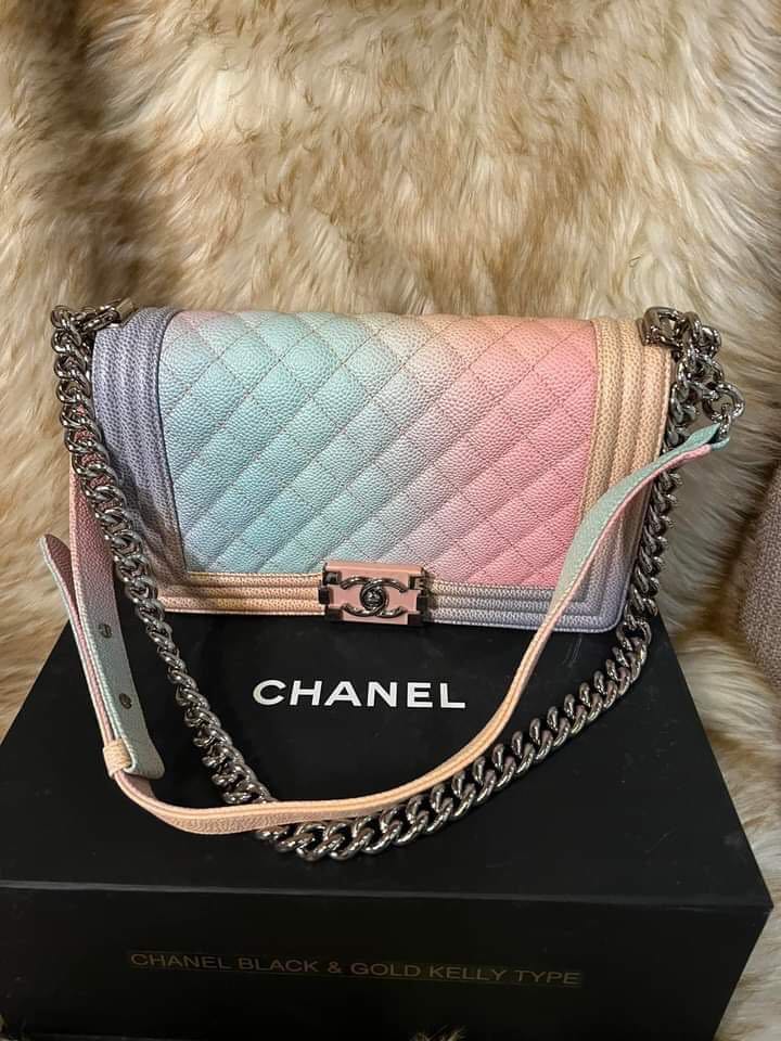 CHANEL LEBOY COTTON CANDY, Luxury, Bags & Wallets on Carousell