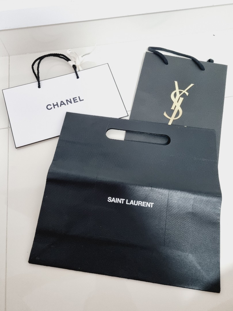 Chanel/ YSL Paperbag, Luxury, Bags & Wallets on Carousell