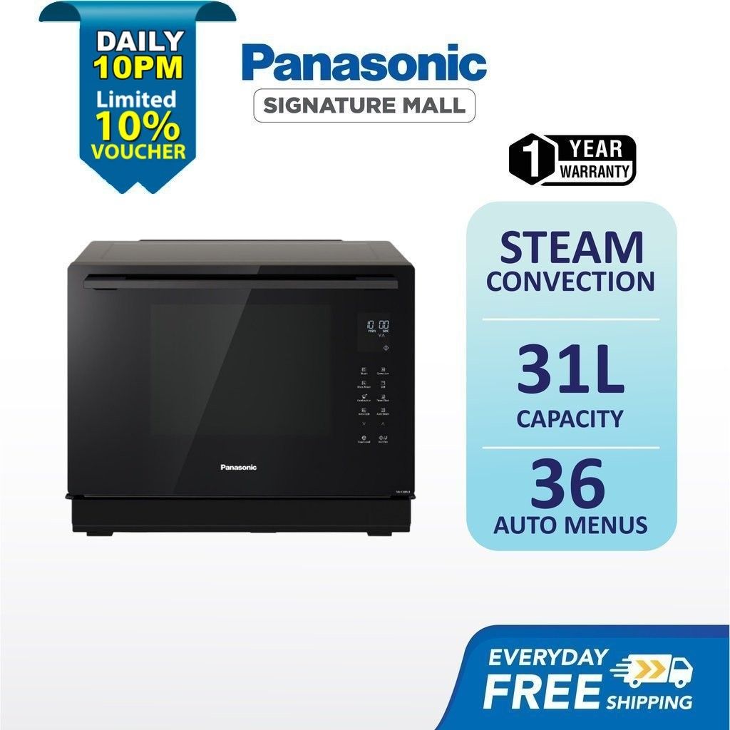 Panasonic inverter steam & top grill microwave oven