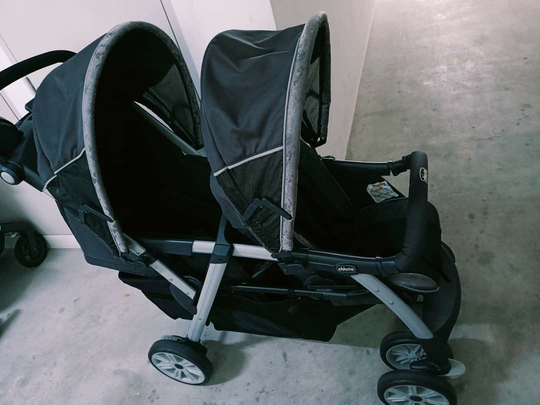 Used chicco shop double stroller