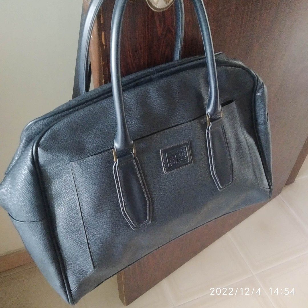 Mens shop leather luggage