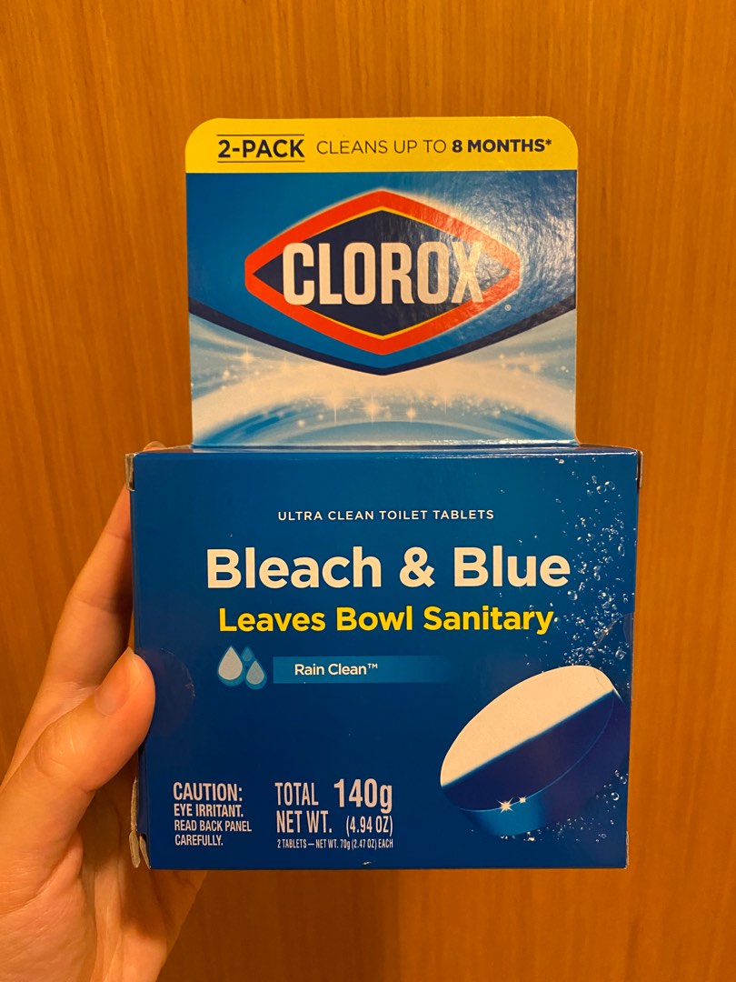 Clorox Bleach and Blue Toilet Tablets, Furniture & Home Living
