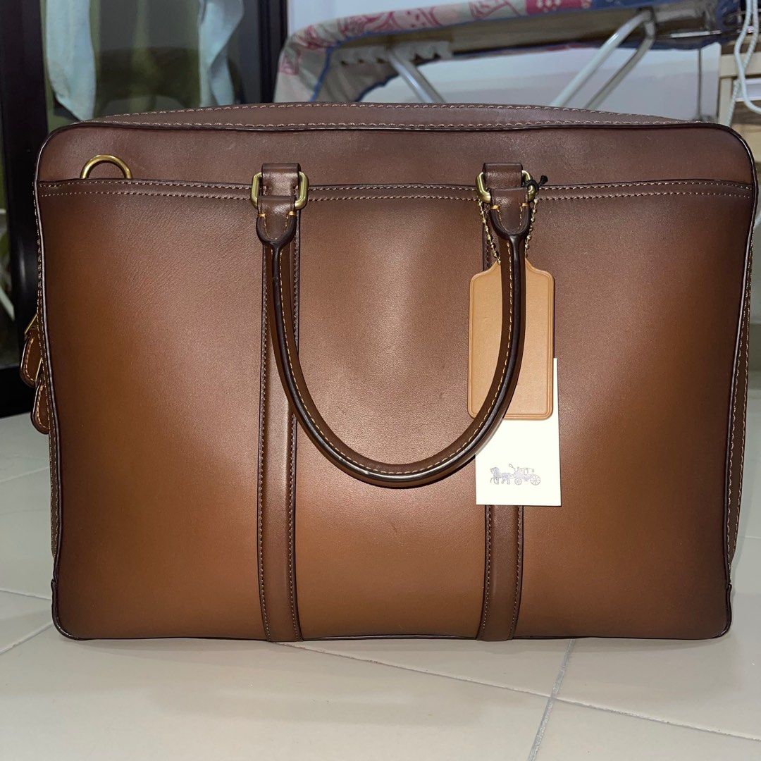 Coach harness store metropolitan slim brief
