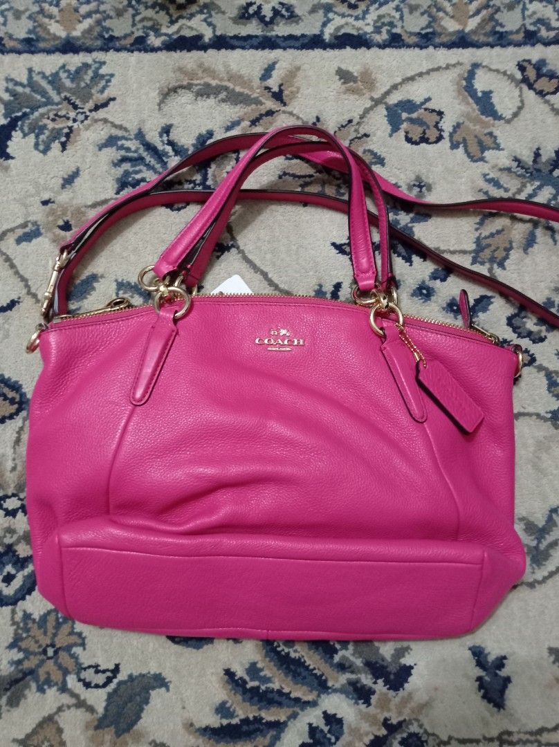 Coach Small Kelsey Satchel F36675 Dahlia Luxury Bags Wallets