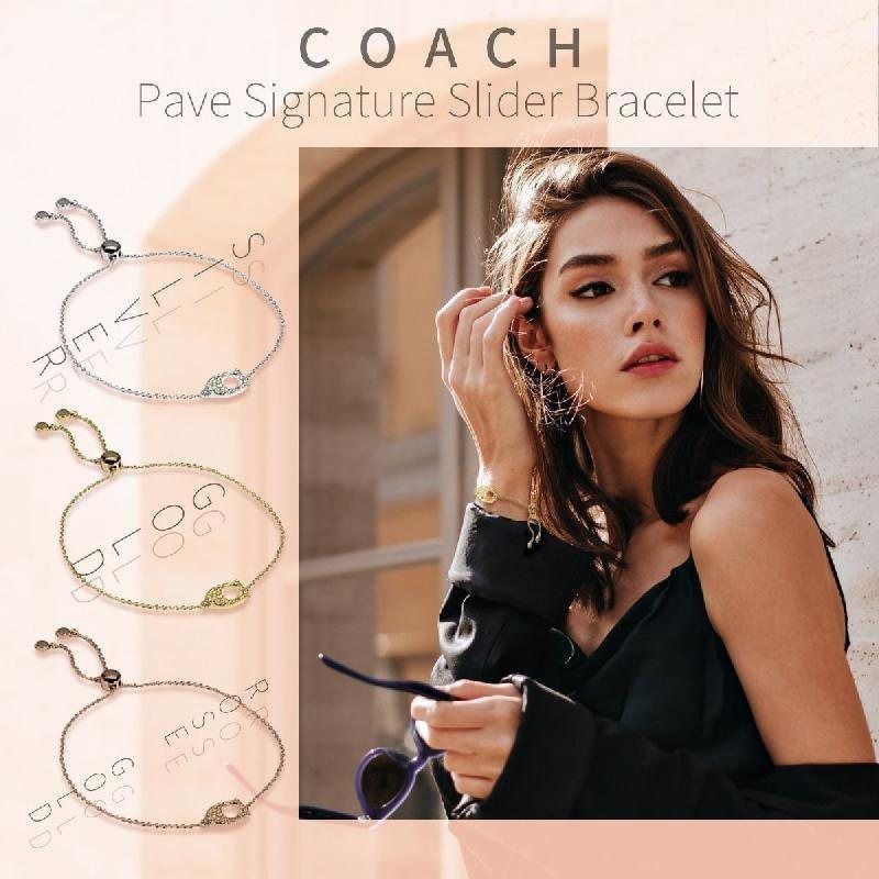 Coach Open Circle Slider Bracelet Carousell