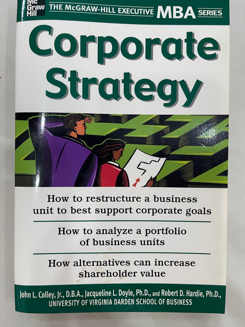 Corporate Strategy MBA series, Hobbies & Toys, Books & Magazines ...
