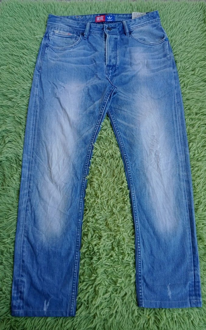Diesel X Adidas, Men's Fashion, Bottoms, Jeans on Carousell