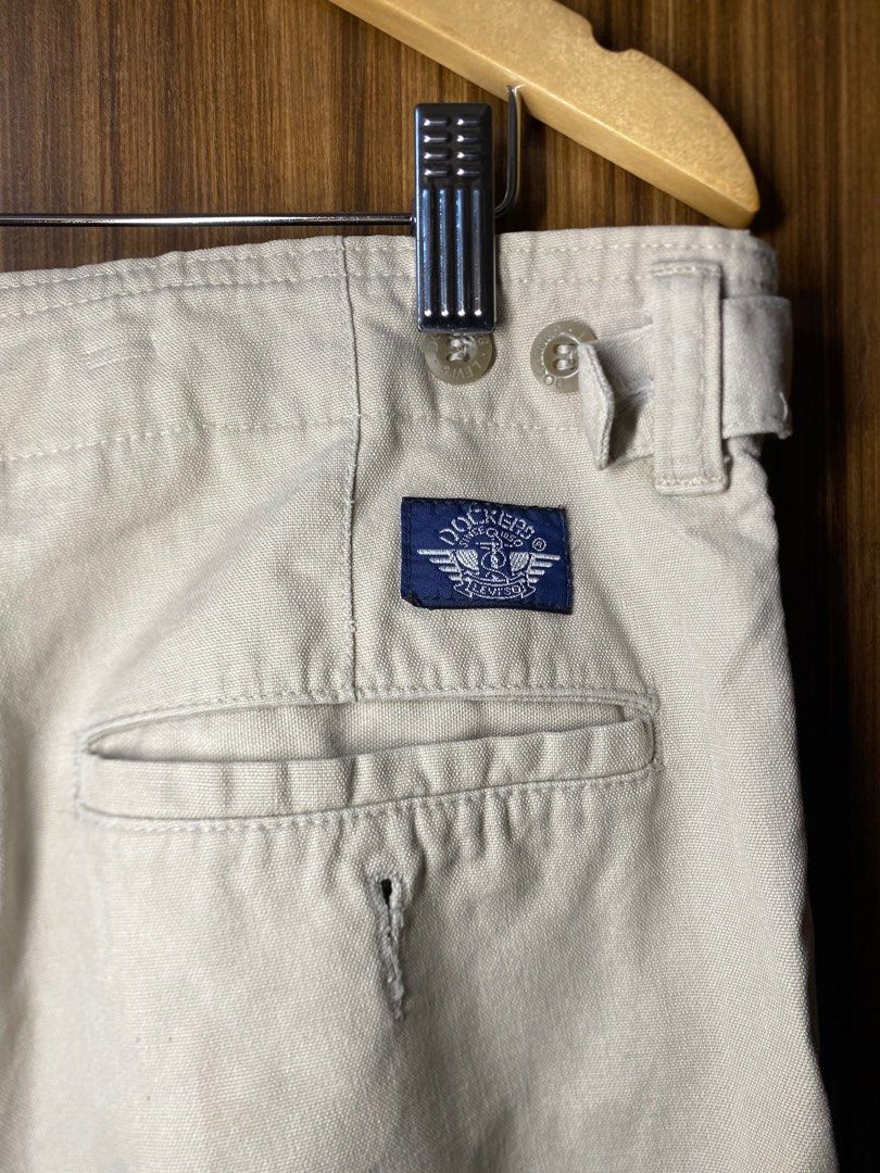 Dockers by Levi's Khaki / Taupe Trouser Unisex - Size 39 - Length ,  Women's Fashion, Bottoms, Other Bottoms on Carousell